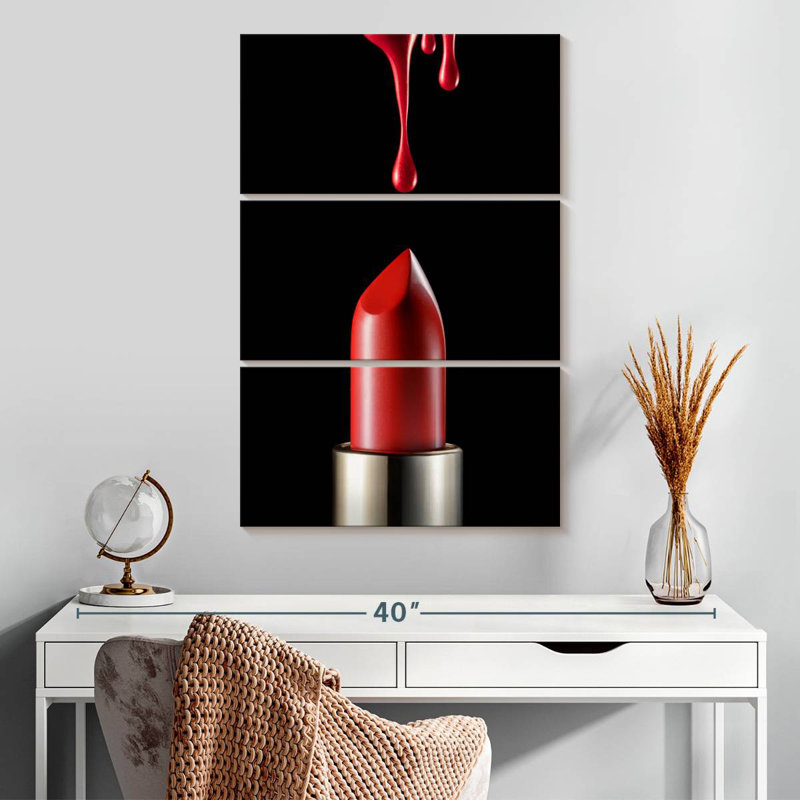 Shuttleworth Lipstick, 32" H x 20" W