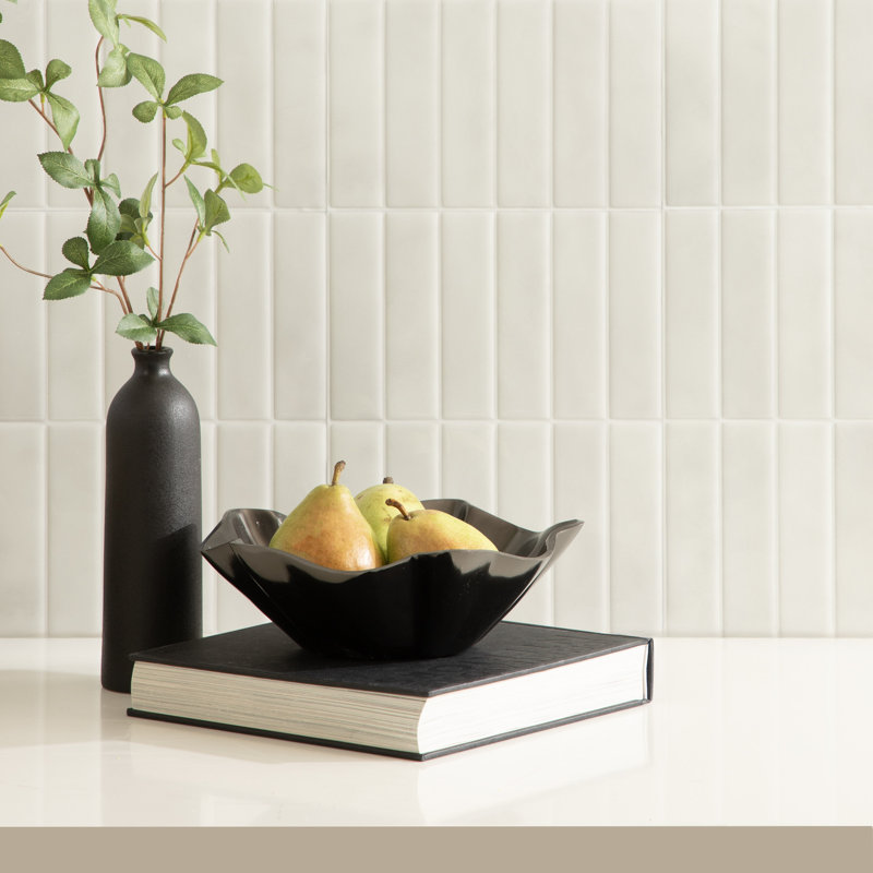 Bol décoratif en métal Flutte Wavy, Noir, noir, noir, noir