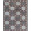 Hand-Knotted High-Quality Gray and Red Area Rug