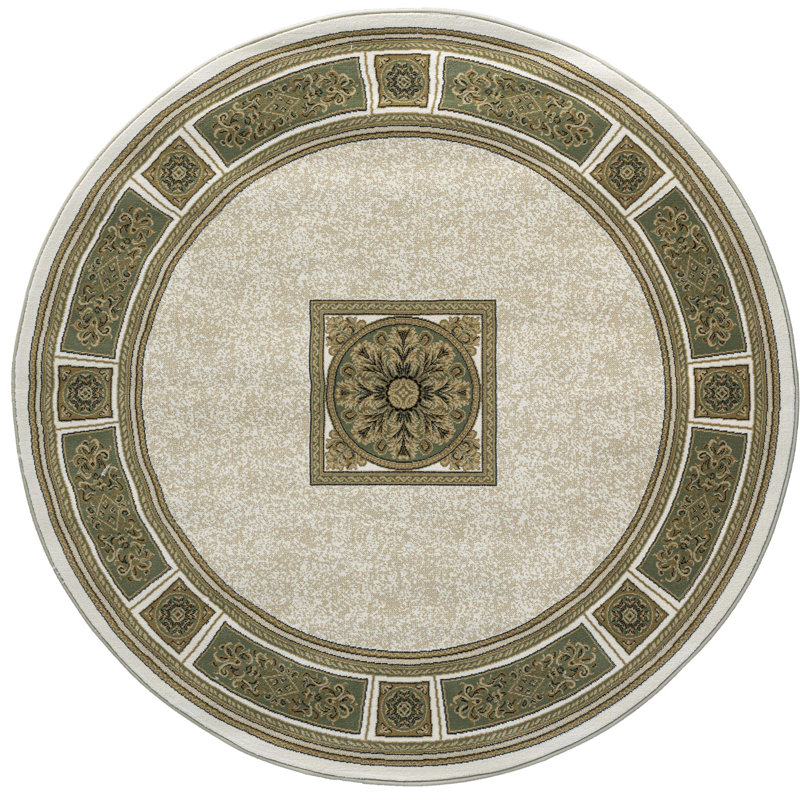 Adsila Oriental Area Rug, Round 160cm
