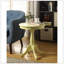 Table d'appoint à finition jaune clair Alger