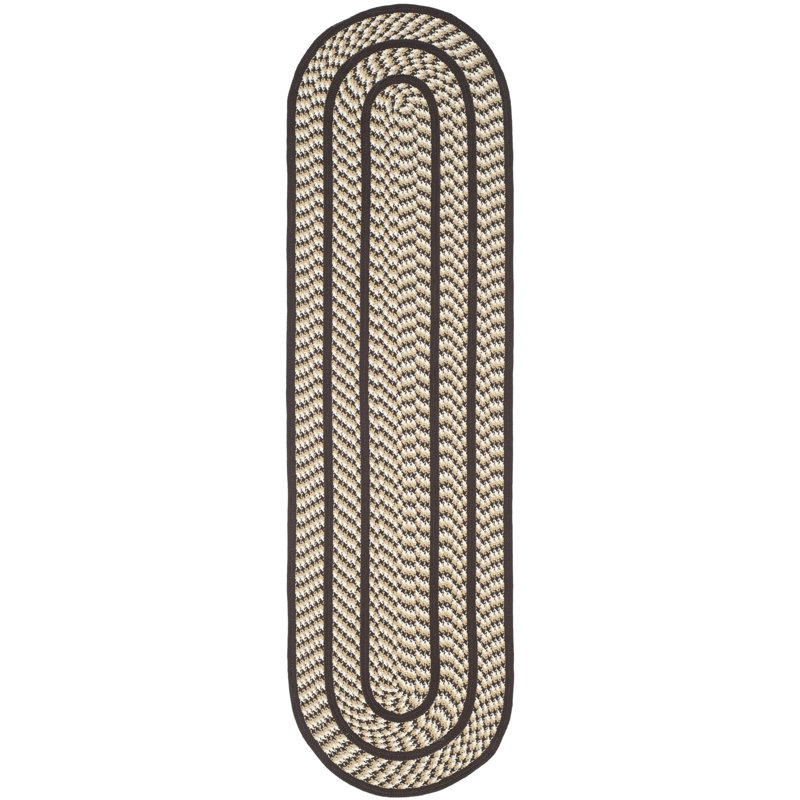 Georgina Hand Woven Performance Geometric Rug, Oval 2'3" x 8'
