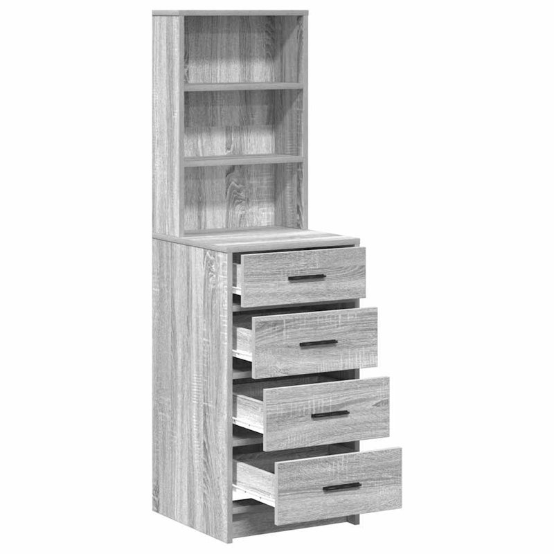 40cm Sideboard, Grey Sonoma