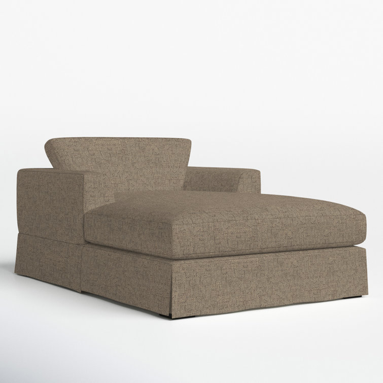 Lucia Slipcovered Chaise Lounge
