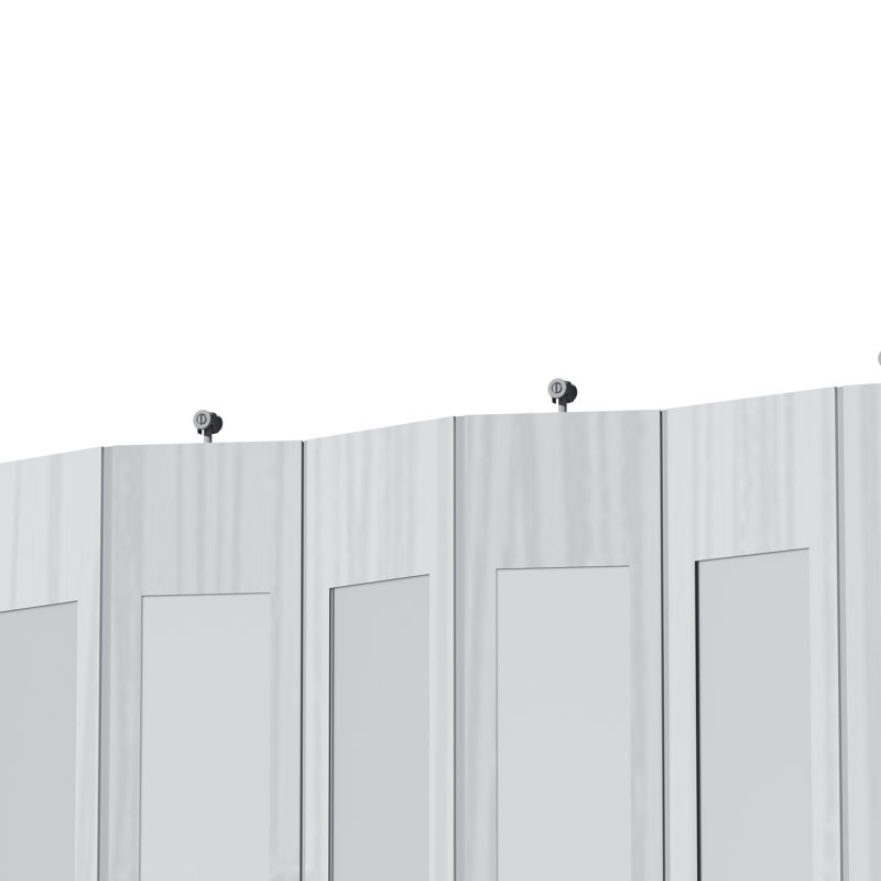 36"x79" Hollow PVC/Vinyl Folding Accordion Door, 80" H x 36" W