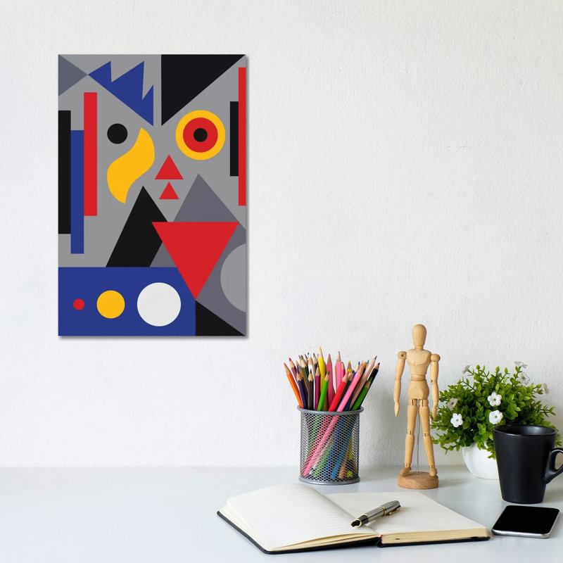 The Owl - Wrapped Canvas Print, 20.32 cm H x 30.48 cm W