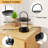 FANHAO Portable LED Modern Table Lamp, 1-Light, Desk Lighting, Touch Control, USB Charging Port