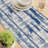 Table Runner, 100% Cotton, 16X108", Blue Batik Stripe-2026118636
