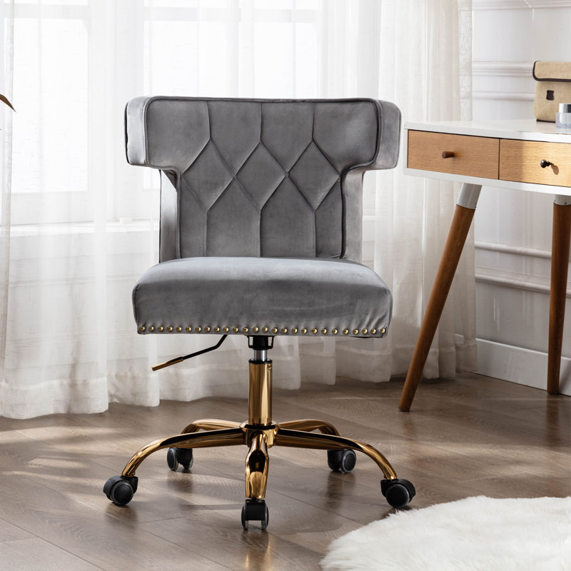 Chaise de travail gager, gris