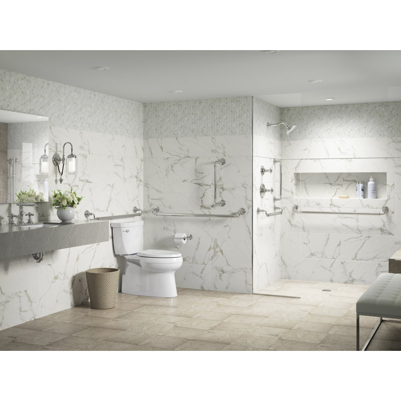 Artifacts Grab Bar, Vibrant Brushed Nickel, 36"W