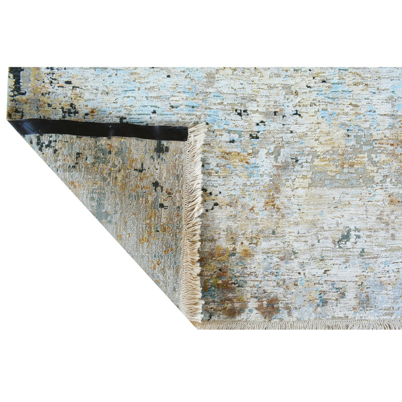 Tapis rectangulaire noué à la main, Rectangle 12 pi x 15 pi