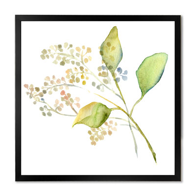 " Botanical Summer Leaf " Painting Print