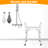 Heavy-Duty Backless Shower Bench with Arms