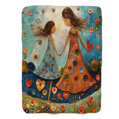 Heartwarming Duo - 1 Piece Premium Blanket