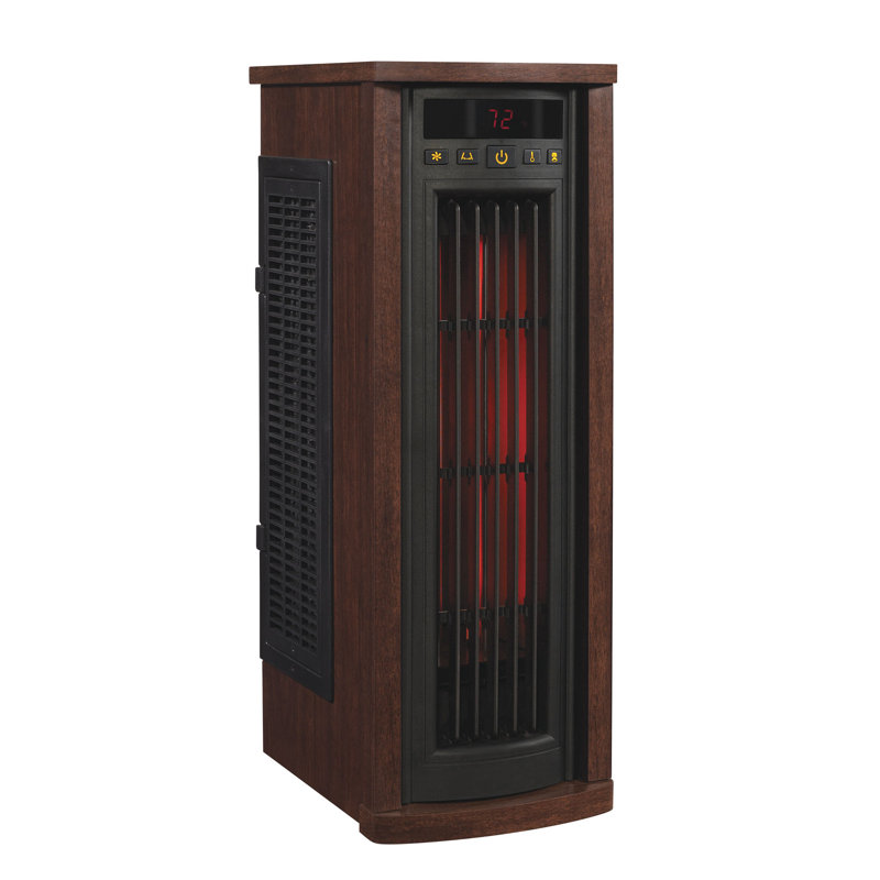 Duraflame Electric Twin Star Home 1500 Watt 5200 BTU Electric High Efficiency Cabinet Space Heater with Adjustable Thermostat and with Digital Display