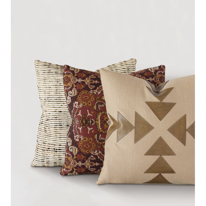Housse et insert de coussin carré en soie Barclay Butera