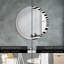 Huldar Glass Flat Wall Mirror