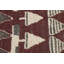 Tapis rouge en laine noué à la main de conception unique 8 pi 1 po x 10 pi 2 po New Age