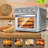 Chef Air Fryer Oven 27.5QT, 6-In-1 Countertop Oven With Air Fry, Bake, Broil, Toast, Warm, And Dehydrate Functions, 4 Knob Control, 1600W, Family Size-121591750