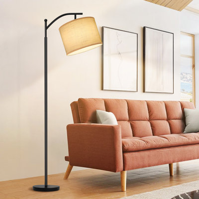 Harmonsburg 63'' LED Arched/Arc Floor Lamp