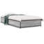 Vidaxl Bed Frame Engineered Wood And Metal-426685136-426685139