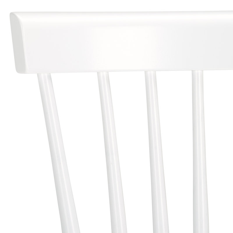Gracie Oaks Windsor 15.7" Wide Solid Wood Slat Back Dining Chair (Set of 4)