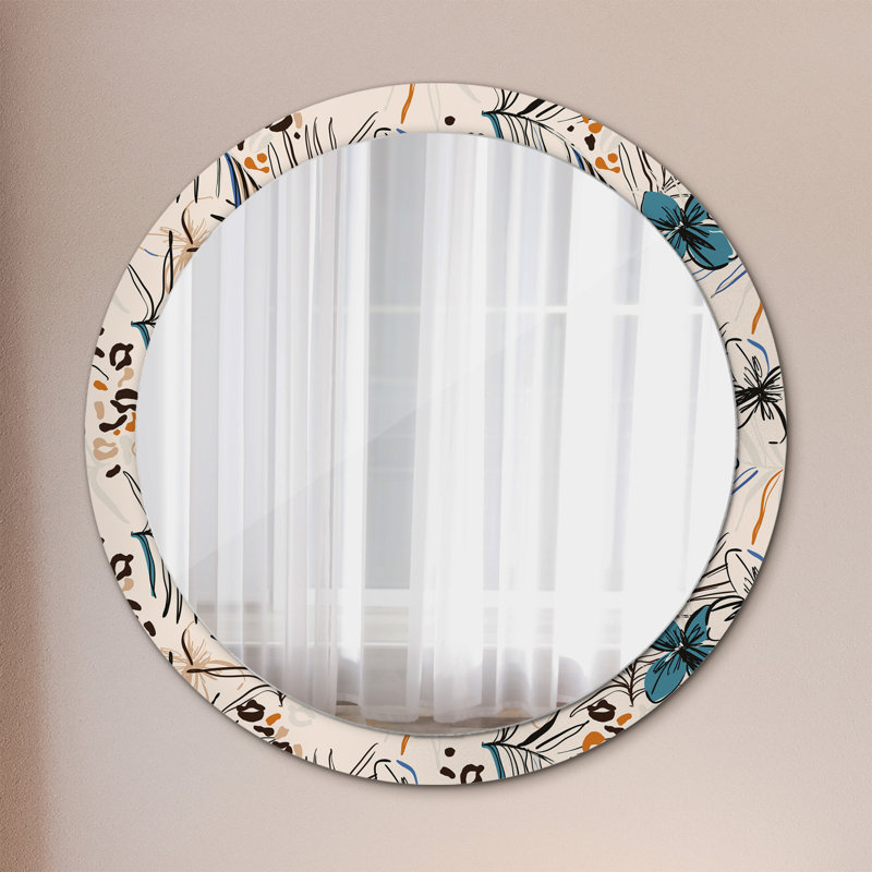Huldar Glass Flat Wall Mirror