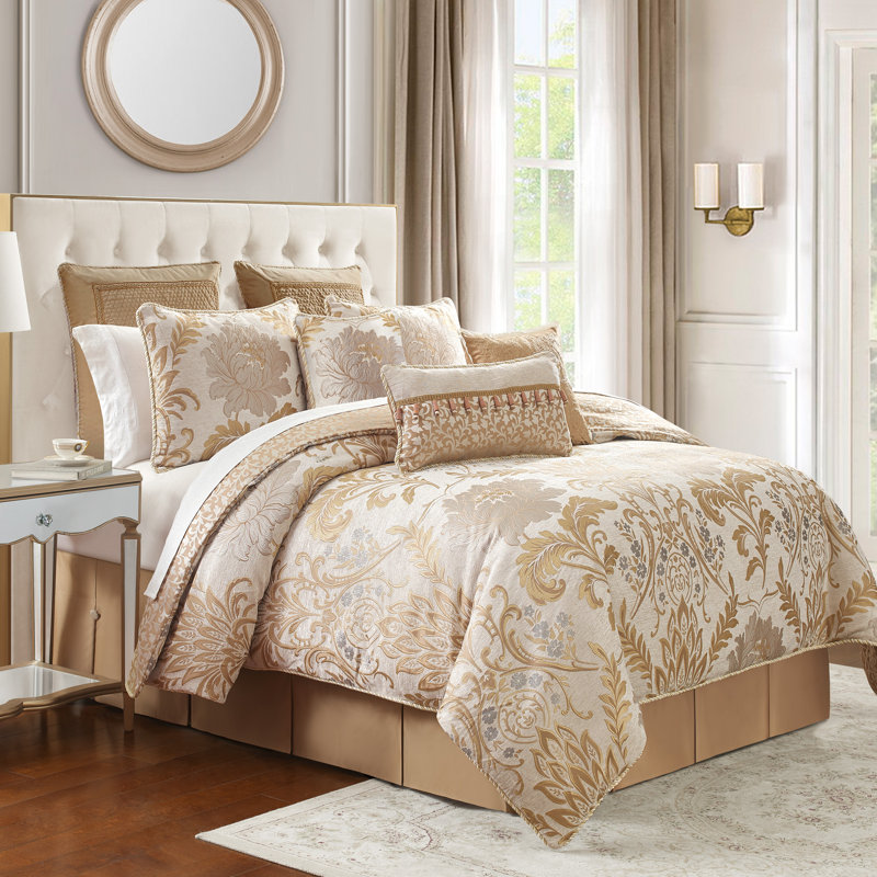 Ansonia 6PC Comforter Set, King Comforter + 4 Standard Shams