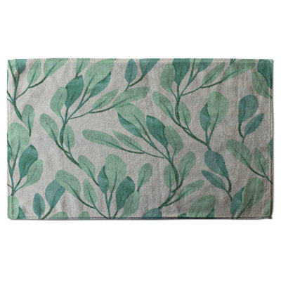 Cotton Floral Waffle Kitchen Towel