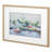 Home Port I a Hand Embelished Textured Framed Art Print Matted under Glass