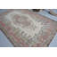 Tapis brun de luxe, tapis turc, tapis de sol, grands tapis 5,9 x 9,3 pi, tapis marocain, tapis rétro
