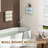6-Tier Wall Mount Towel Rack with Adjustable Shelves – Over the Door Storage Organizer, Rustproof Metal Bathroom Holder for Towels & Robes