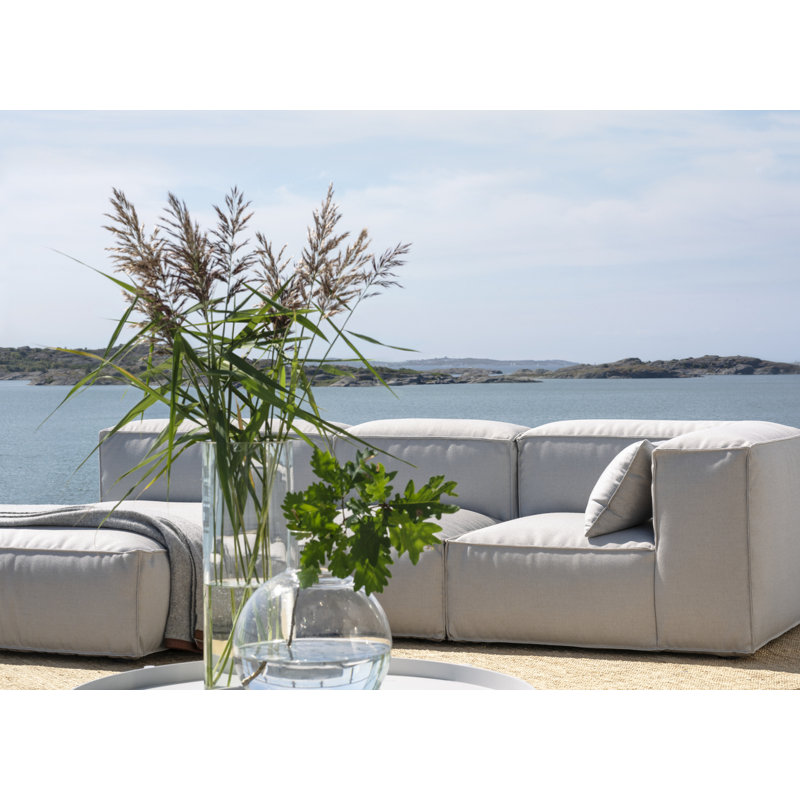 Asker Sofa Mid Section Small, Light Gray