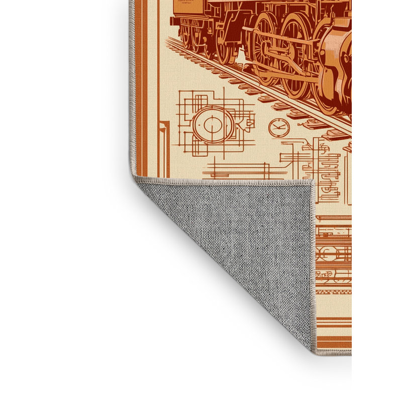 Tapis traditionnel lavable à la machine à vapeur Parnika, 4 x 2