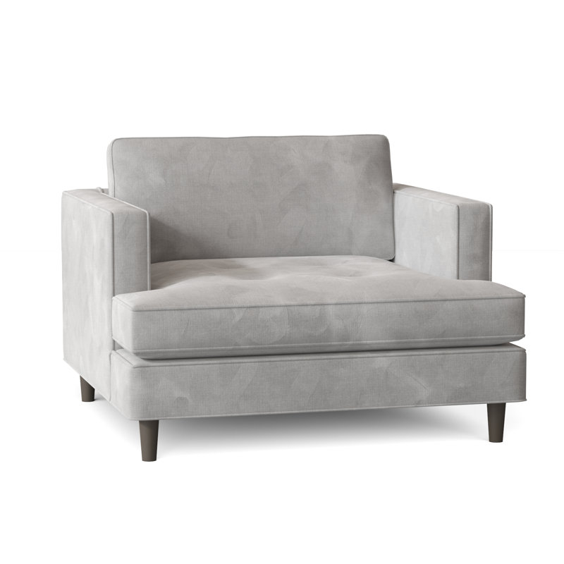 Upholstered Armchair, Heavenly Oyster Chenille