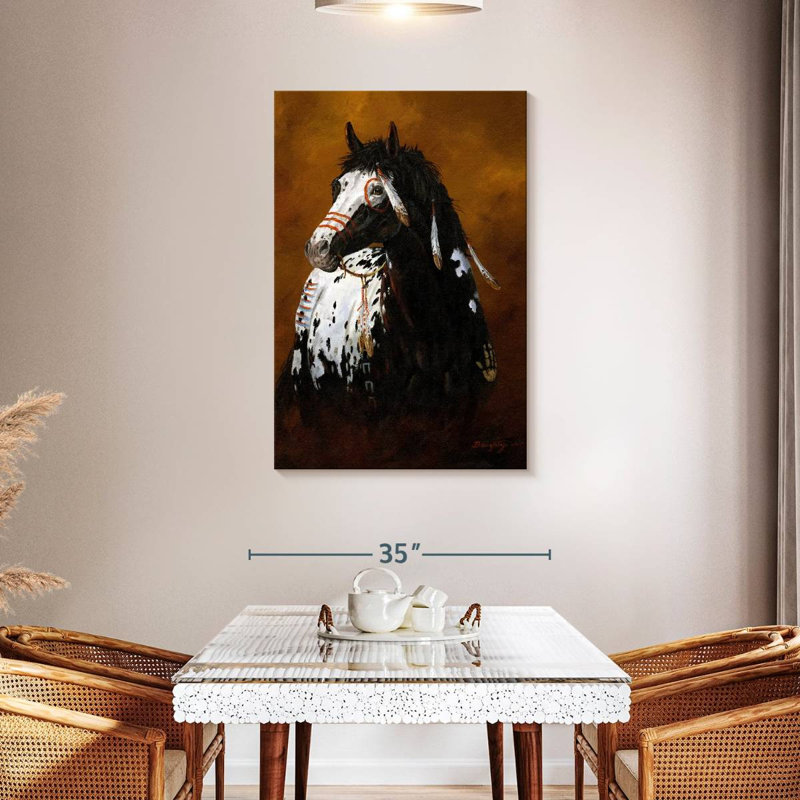 Brampt Sioux War Pony, 45" H x 30" W