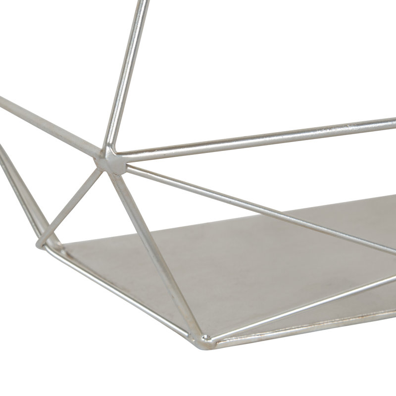Tablette murale Gibson, Argent argent