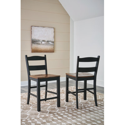 Tabouret en bois massif Taylen