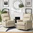 Inglenook 32" Wide Genuine Leather Power Swivel Standard Recliner Set Of 2