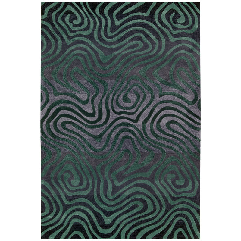 Abstract Indoor Rug, Rectangle 5' x 7'6"