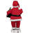 24-Inch Animated Santa Claus with Lighted Candle Musical Christmas Figure