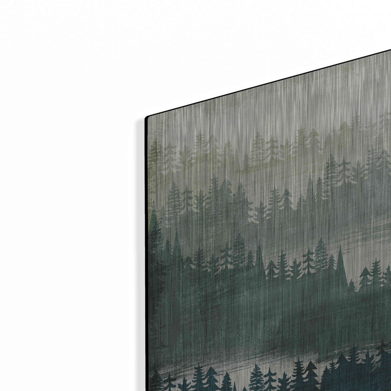 «Mountainscape» par Michael Mullan, art mural en métal, H 16 po x l 24 po