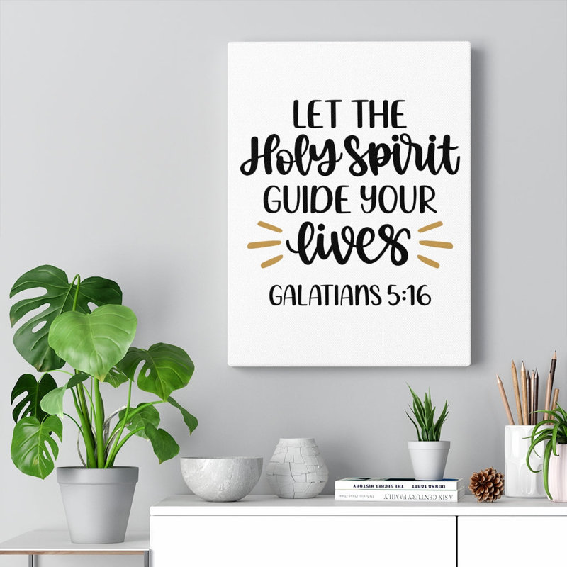 Holy Spirit Guide - Wrapped Canvas Print, 76cm H x 61cm W