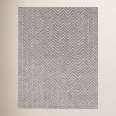 Aldin Hand-Tufted Chevron Rug