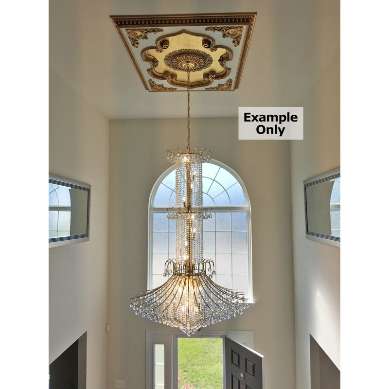 Rectangle Ceiling Medallion, 2.5" H x 63" W x 47" D