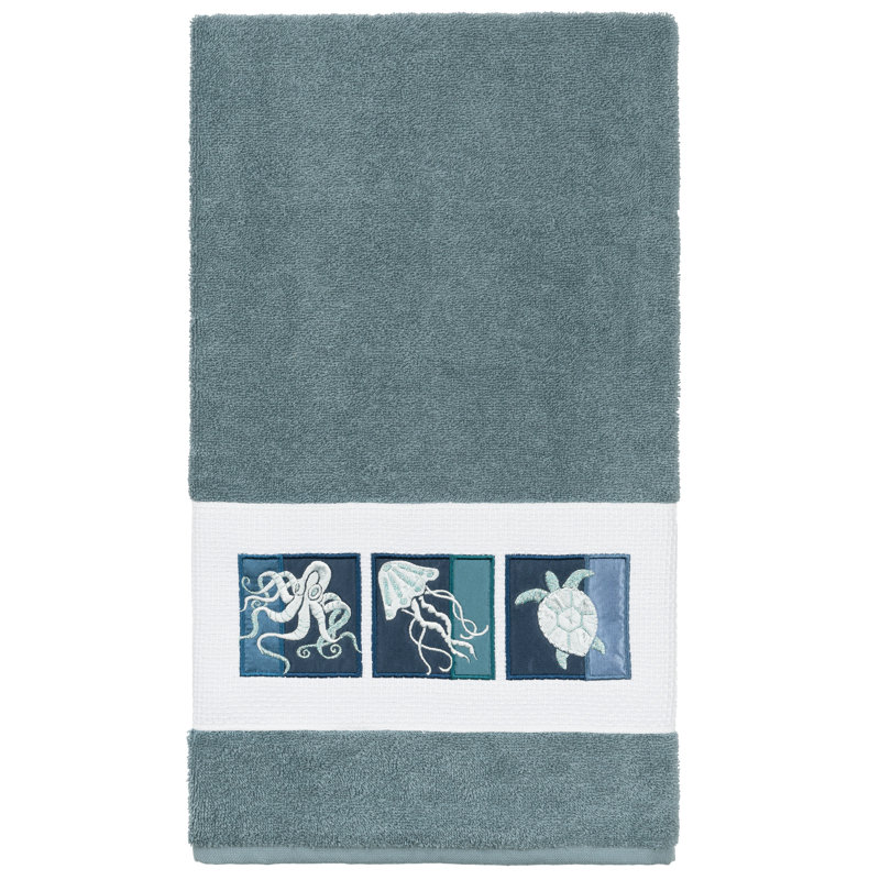 Ensemble de serviettes 3 pièces AVA, Bleu sarcelle, 3 Piece Towel Set