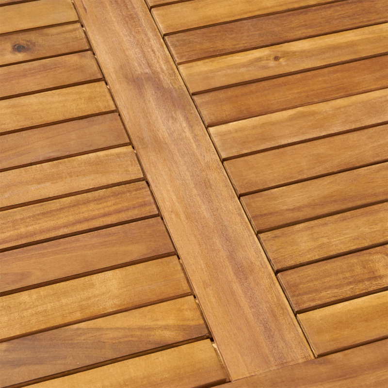 Table de salle à manger de patio (seulement la table incluse), Teck