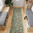 Homeline Non-Slip Rubberback Floral Indoor Runner Rug, Dark Seafoam Green-1699440322-1698707263