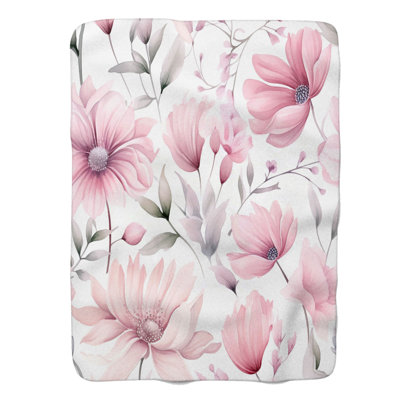 Couverture douce 1 pièce de qualité supérieure rose