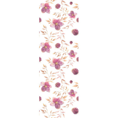 Baney Peel & Stick Floral Roll